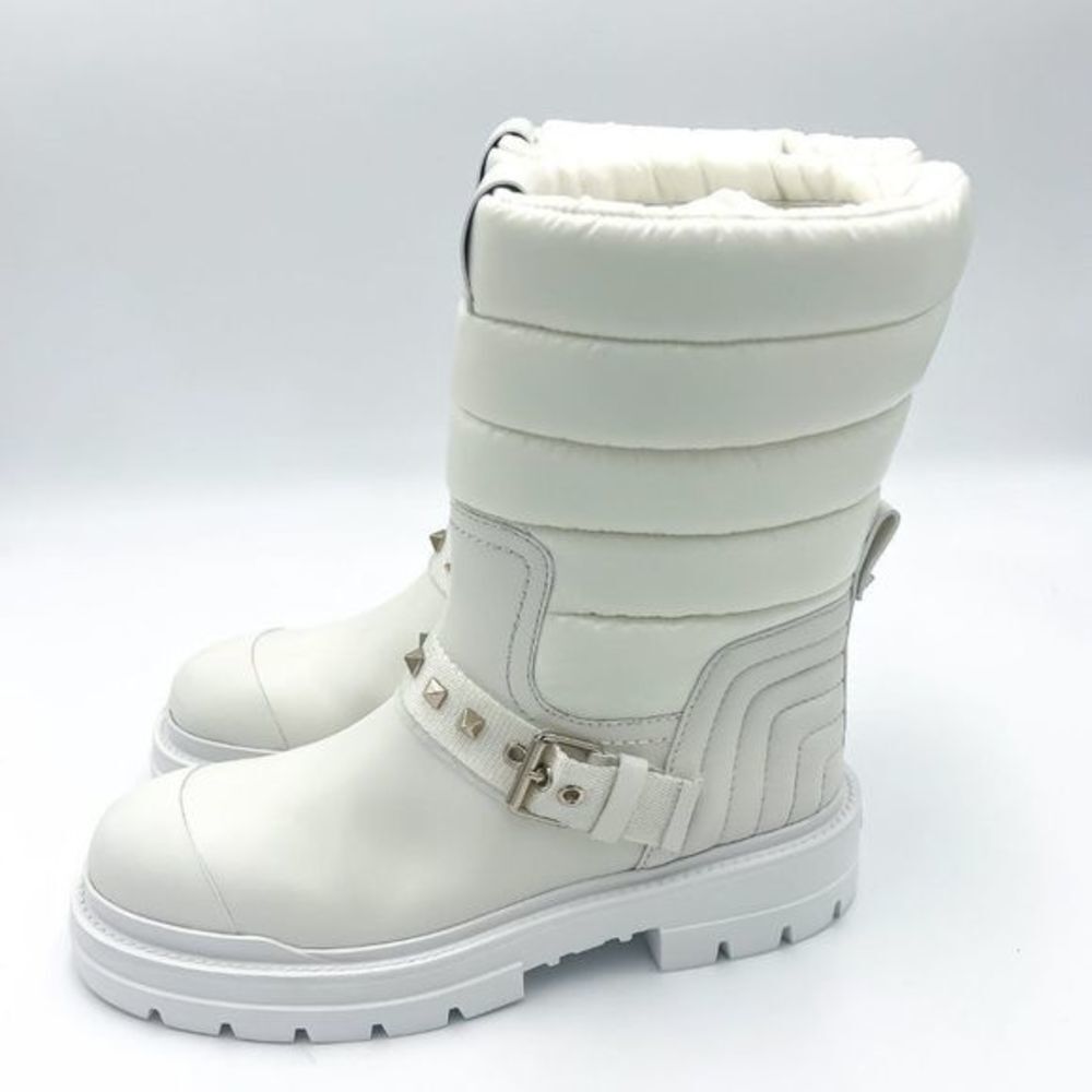 SOLD Valentino Garavani Women's Rockstud Boots Biker Boots Eu 39 US 9 - Picture 6 of 8